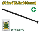 Шуруп с потайной головкой 5.5*100 мм (80шт) JDXSO94A  Jadever