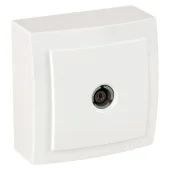 Розетка  TV белая THEMIS NILSON