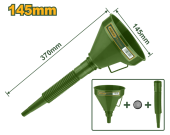 Лейка пластиковая, гибкая из двух частей, Ø горловины 145мм; JDUF1302 Jadever