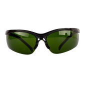 Очки защитные открытые зелeные с покрытием от царапин Profmet