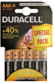 Батарейки DURACELL SPECIAL PACK K6 (AAA)