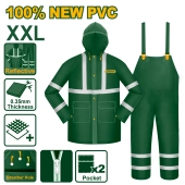 Костюм дождевой с светоотражающими полосами, размер XXL; Jadever