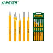 Набор из 5 шт. холодных зубил и ударных долот 10мм; Jadever