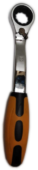 Накидной ключ с трещоткой, переключатель вращения, пластиковая рукоять, 14мм, EP-20427, Epica Star