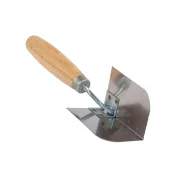 Мастерок угловой внутренний, 100*60 мм, нержавеющая cталь "LIDER"