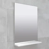 Зеркало для ванной Bayro Vega прямоугольное 500x700 белый мат