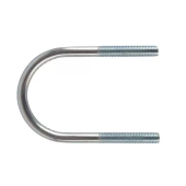 Болт-скоба (хомут) U-образный DIN 3570 тип А, оцинкованный, d-30мм, h-70мм, длина резьбы-40мм/M10