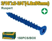 Саморез с покрытием Ruspert, GIPS-CARTON 4.8*95 мм (150шт) JDXSQ916 Jadever