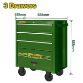 Шкаф для хранения инструментов, на колесах 688x458x885 мм JDCS2A03 Jadever