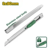 Нож малярный с тонким выдвижным лезвием 9мм*80мм, Jadever