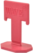 Клема (клипса, основа) для системы выравнивания плитки (СВП) 2,5мм, пластик, Wave, (100шт)