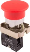 Кнопка "грибок" e.mb.bc42.без фиксации красная ,1NC