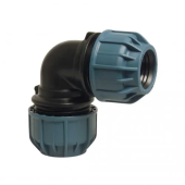 Отвод компрессионный PP   PN10 50*50 мм