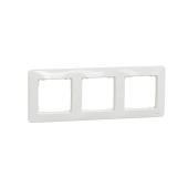 Рамка декоративная, пластик, белый, серия SEDNA NEW Тройная Schneider Electric
