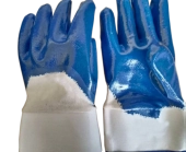 Перчатки с нитриловым покрытием (синие)