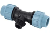 Тройник ПНД d.25*3/4"В*25  MPN