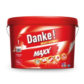 Моющаяся краска для внутренних работ, Danke Maxx, белая, 2,5 л.