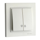 Выключатель управления жалюзи 2 клавишный Despina 102-190025-113