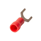 Наконечник вилка 0,75-1,5мм2, М4 красный
