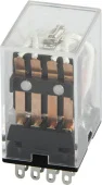 Реле промежуточное e.control.p341 3А, 4 группы контактов, катушка 12В DC
