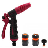 Регулируемый пластиковый пистолет с соединительными муфтами в комплекте Hydro Fit.