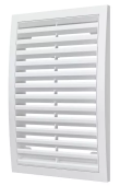 Вытяжная вентиляционная решетка наружная ASA-пластик Mistral 20x30 White