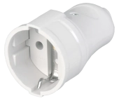 Кабельная розетка 2P+E 16А белая 1000kW