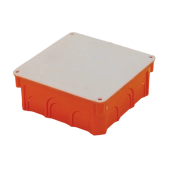 Коробка распределительная для монтажа электропроводки 105*105*50mm IP40 COURBI