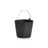 Гибкое ведро (с металлической ручкой) CAPAZO Premium, 22 л (Черное)
