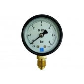 Манометр 0-6 бар, с нижним соединением (радиальный), 63 мм - 1/4 дюйма