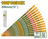 Полотно биметаллическое для ножовки по металлу 300мм 32T; Jadever