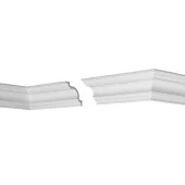 Плинтус потолочный A80 76х76х2000 мм, экструдированный полистирол