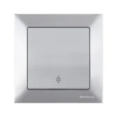Выключатель проходной 1P 10A  серый CANDELA Mutlusan