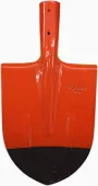 Лопата штыковая закругленная, рельсовая сталь, крашенная S506-1