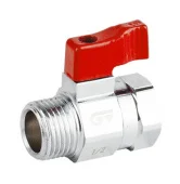 Шаровый кран mini 1/2'' FM red Genebre