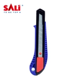 Нож канцелярский с рукояткой PP, сталь CK75, 18мм, SALI