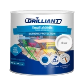 Эмаль алкидная Brilliant Extreme белый матовый 2.5л