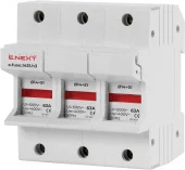 Держатель предохранителя на DIN-рейку  для предохранителя 14х51, 3р, 63А