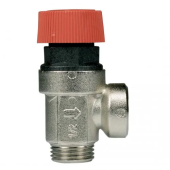 Предохранительный клапан 3 бар, MF - 1/2"x1/2", Италия