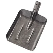 Лопата совковая "серебряная" без черенка с ребрами жесткости