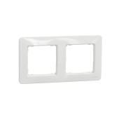 Рамка декоративная, пластик, белый, серия SEDNA NEW Двойная Schneider Electric