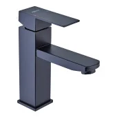 Смеситель для умывальника из нержавеющей стали  Zerix KUB-001 BLACK