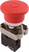 Кнопка «грибок» c фиксации e.mb.bt42 красный, 1NC