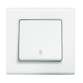 Выключатель проходной одноклавишный Linnera Viko by Panasonic. Белый
