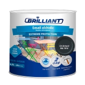 Эмаль алкидная Extreme Protection серый антрацит 2.5л Brilliant