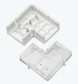 Коннектор L угловой для LED ленты COB 220V IP67 PL-2P-LSC- HC296