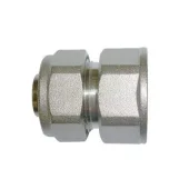 Муфта переходная для металопласта d16х1/2'В. латунь. MPN