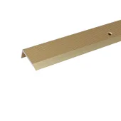 P5, Алюминиевый ребристый профиль для ступеней 0.9 м, Золотой матовый