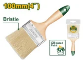 Кисть малярная 100мм 4"; деревянная ручка; Jadever