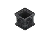 Дождеприемник квадратный Base 300x300 (293x293xH290мм) С250 по EN1433